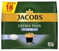 Jacobs Crema mild 18 kapsułek certyfikatem UTZ z